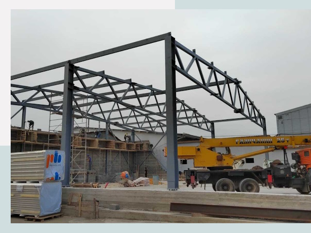 Строительство цехов в Сарове