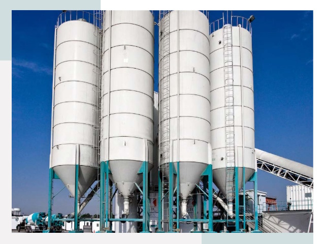 Строительство цементных силосов в Сарове