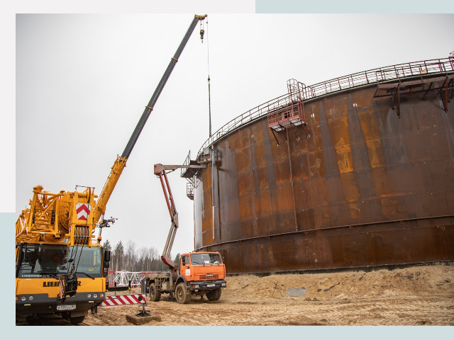 Монтаж резервуаров в Сарове от 625 руб. за м³