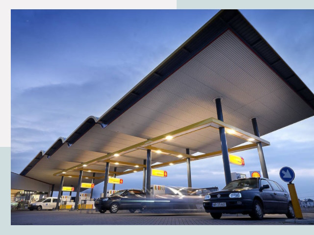 Навесы для АЗС в Саров от 625 руб. - Защита и комфорт