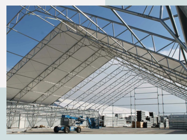 Каркасно-тентовые сооружения от СтальСтрой-Сро по цене 625 руб.