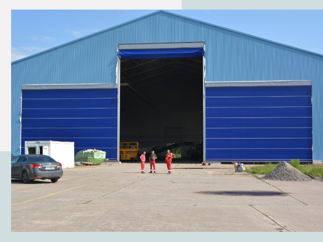 Ангарные ворота в Саров от СтальСтрой-Сро по цене 625 руб.