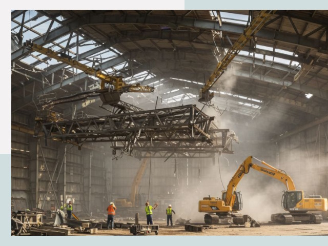 Демонтаж ангаров в Сарове от 625 руб. за м²