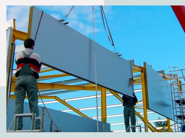 Монтаж сэндвич-панелей в Сарове от 625 руб.