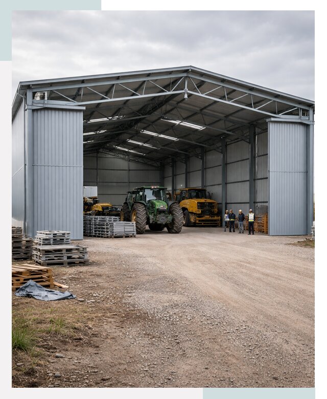 Ангары для сельхозтехники в Сарове от 20830 р. | СтальСтрой-Сро