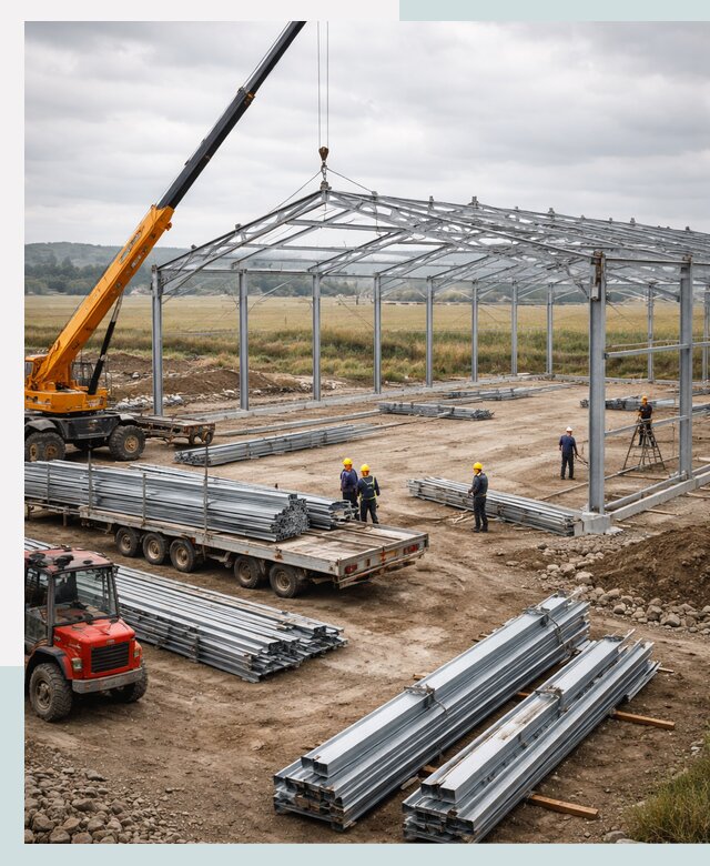 Строительство ангаров для сельхозтехники в Сарове под ключ