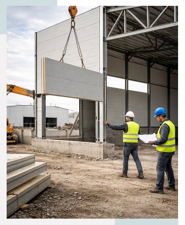 Склад из сэндвич панелей под ключ в Сарове от 9894 р. | СтальСтрой-Сро