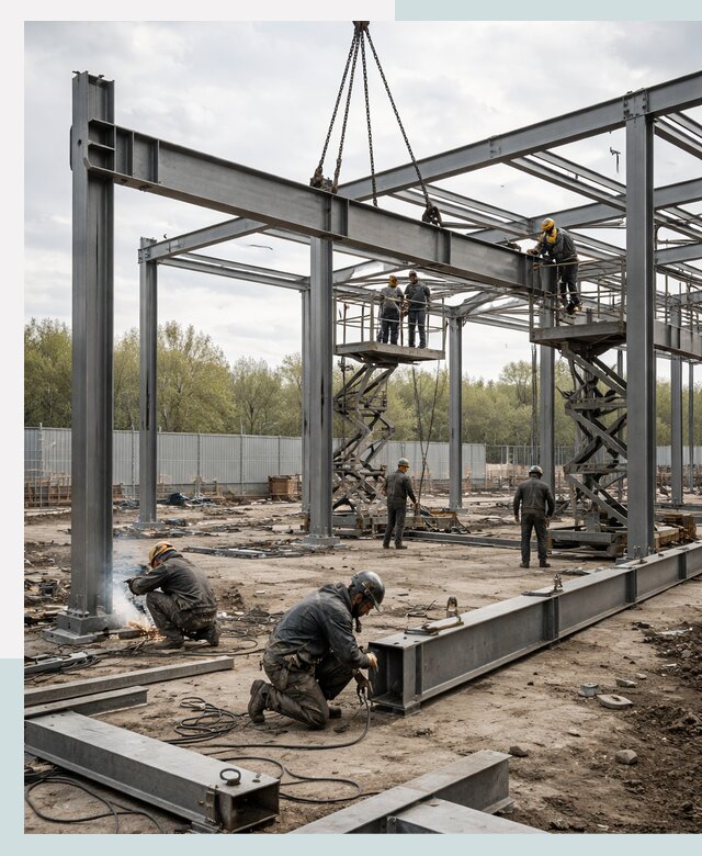 Строительство выставочных павильонов из металлоконструкций в Сарове