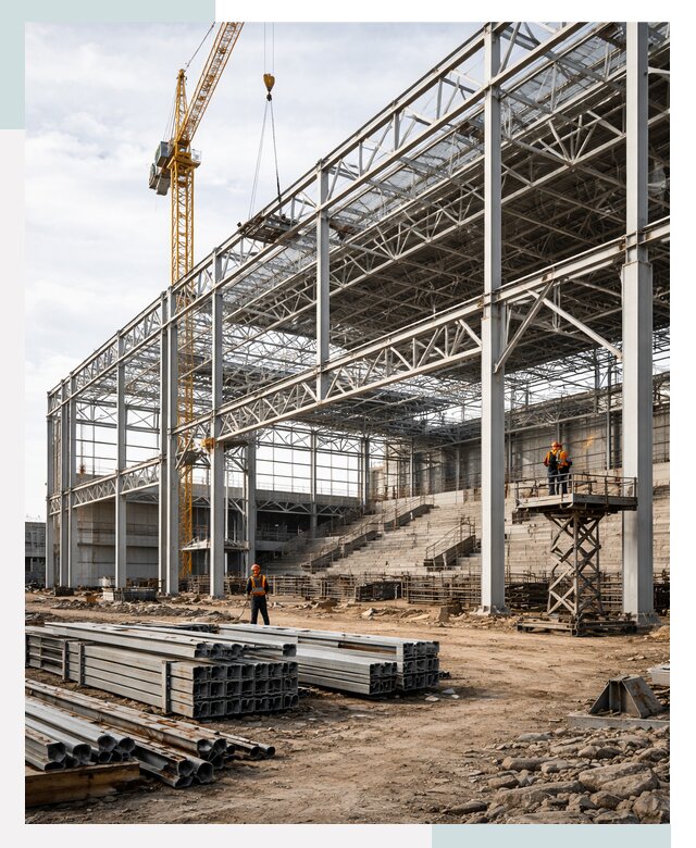 Строительство спортивных комплексов в Сарове от 31245 р. | СтальСтрой-Сро